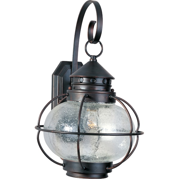 Maxim Lighting Portsmouth 1-Light 12" Wide Oil Rubbed Bronze Outdoor Wall Sconce 30503CDOI - main